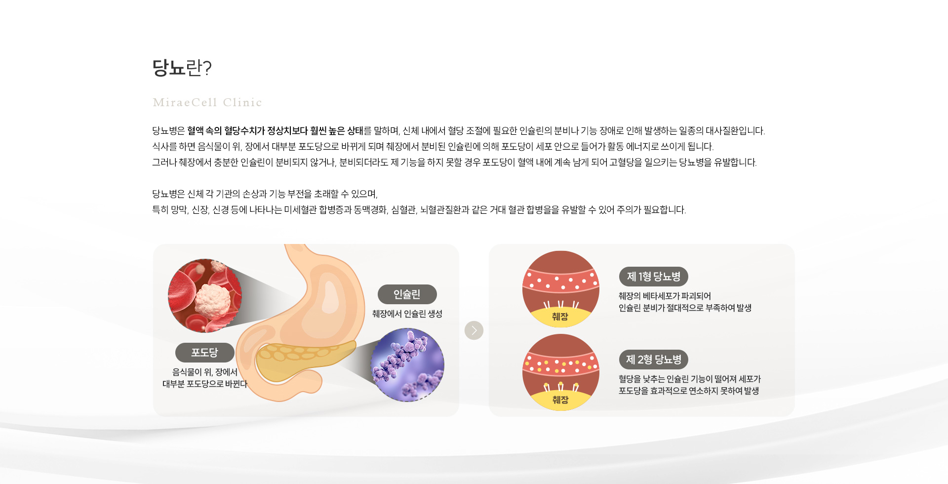 당뇨 정의
