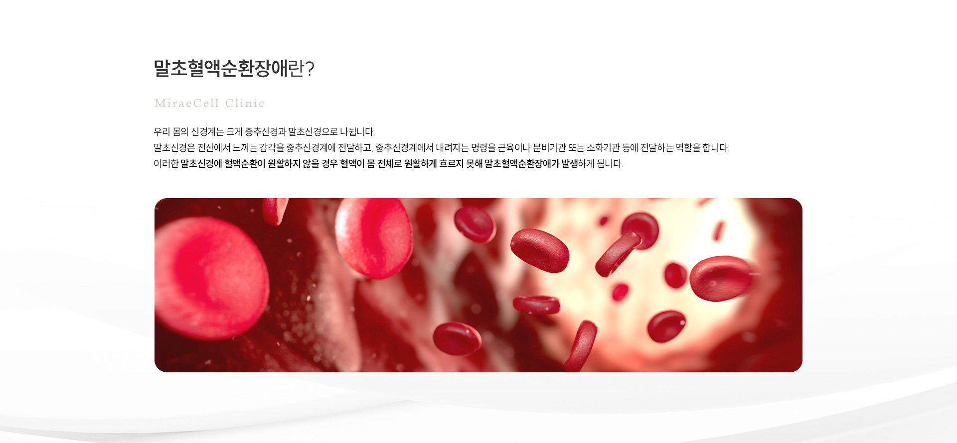 말초혈액순환장애 정의